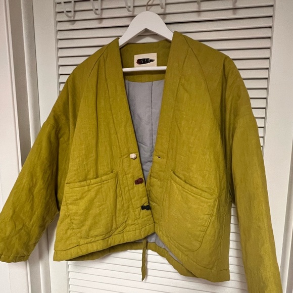 Womens Quilted Short Jackets Cotton  Open Front Coats - Picture 3 of 15